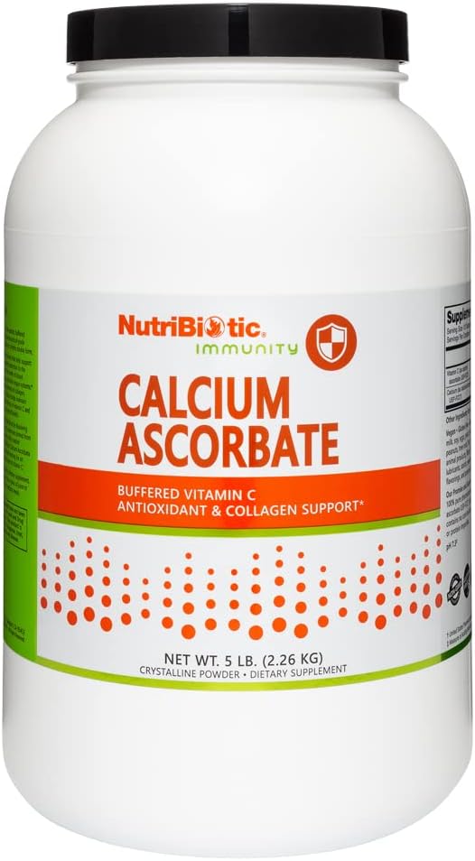 NutriBiotic - Ασκορβική βιταμίνη C σε σκόνη, 5 Lb 