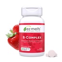 EZ τήγματα Διαλυτή βιταμίνη Β-Complex με μεθυλο-Β12 και φολικό μεθύλιο, χωρίς ζάχαρη, 2-μηνη προσφορά - 1 συσκευασία