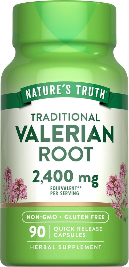 Nature's Truth Valerian Root 1200 mg Συμπλήρωμα 90 ea ( Συσκευασία των 3)