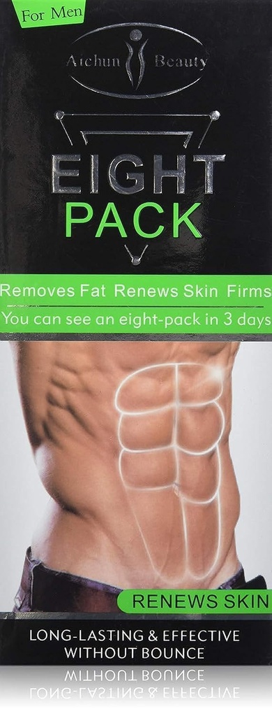 AICHUN BEAUTY οκτώ πακέτο για τους άνδρες Ισχυρή waist ανδρική Torso Smooth Γραμμές Τύπος Καταλληλότητα Belly καίγοντας το λίπος μυών Αφαιρέστε Renews Skin Weight Απώλειας Κρέμα Αδυνάτισμα 170g