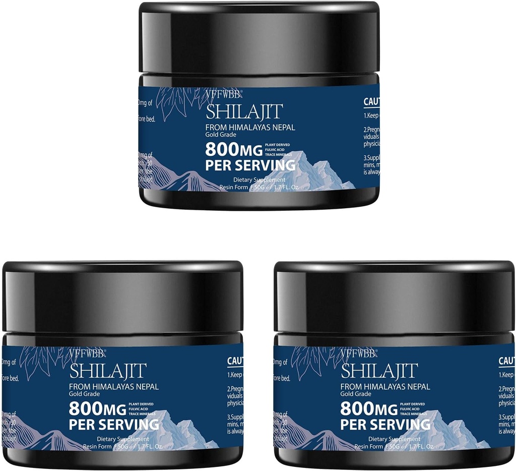 800mg Shilajit Καθαρό Ιμαλαΐων Βιολογικό Shilajit Resin-Gold Grade Shilajit για άνδρες και γυναίκες με 85+ Ίχνη Ορυκτά & Fulvic Acid-100% Φυσικό Shilajit συμπλήρωμα για την ενέργεια & ανοσοποιητική υποστήριξη -50 γραμμάρια