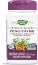 Nature's Way Fenu-Thyme - Traditional Digestive Support Blend* - 900 mg of Thyme & Fenugreek per 2-Capsule Serving - Non-GMO Project Verified & Dairy Free - 100 Vegan Capsules
