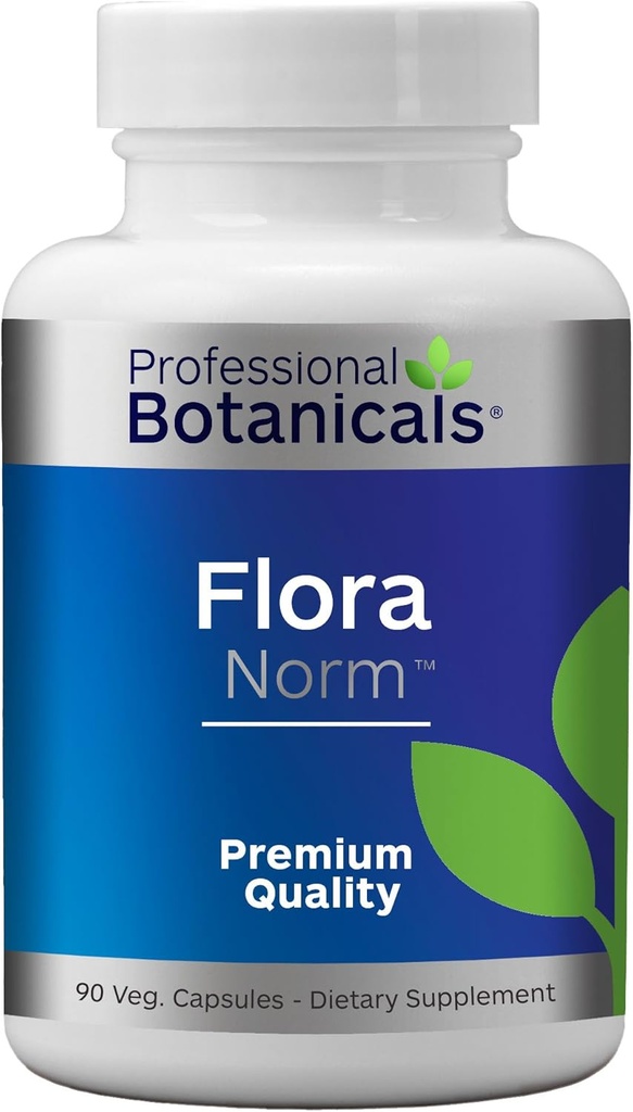 Professional Botanicals Flora Norm - 12-Strain Poten Vegan Probiotic Mix (10 δισεκατομμύρια CFU/gm.) Υποστηρίζει την Πειθαρχική και Ανοσολογική Υγεία 90 Καψάκια Χορτοφαγικής