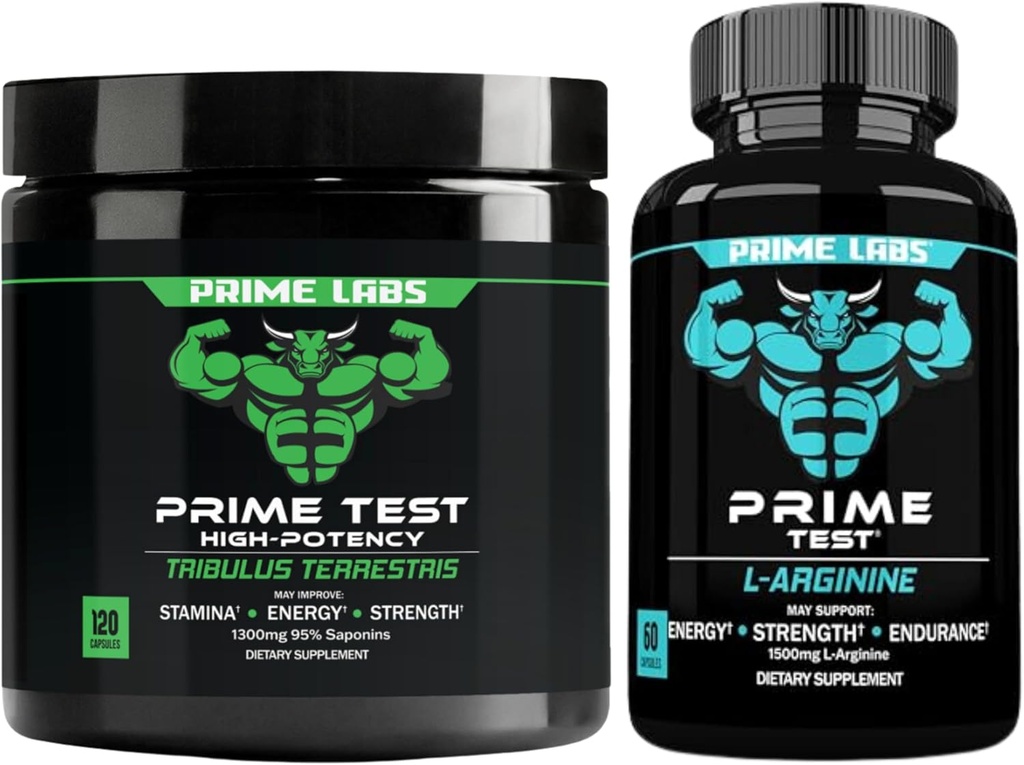 Prime Labs Tribulus Terrestris (120 ct) + L Αργινίνη Νιτρικό Οξείδιο (60 ct)