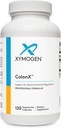 XYMOGEN ColonX Supplement - Magnesium Citrate, Cape Aloe, + Triphala Capsules for Digestive Health - Magnesium Supplement - Gut Cleanse + Gut Support (120 Capsules)