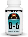 Πηγή Naturals Βιταμίνη Β-6, 100 mg Υποστήριξη ανοσοποιητικού συστήματος - 250 δισκία