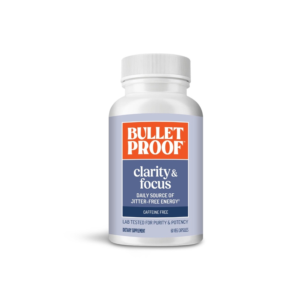 Αλεξίσφαιρα Clarity & Focus Κάψουλες, 60 Count, Caffeine-free συμπλήρωμα για την προώθηση της διανοητικής σαφήνειας και εγρήγορσης, πρώην ονομασία Smart Mode, συσκευασία μπορεί να Vary