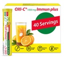 T&D Oxi C 1000 mg Βιταμίνη C - 40 Vegan Drink Αναβράζοντα δισκία - Orange Flavor - Made in Germany