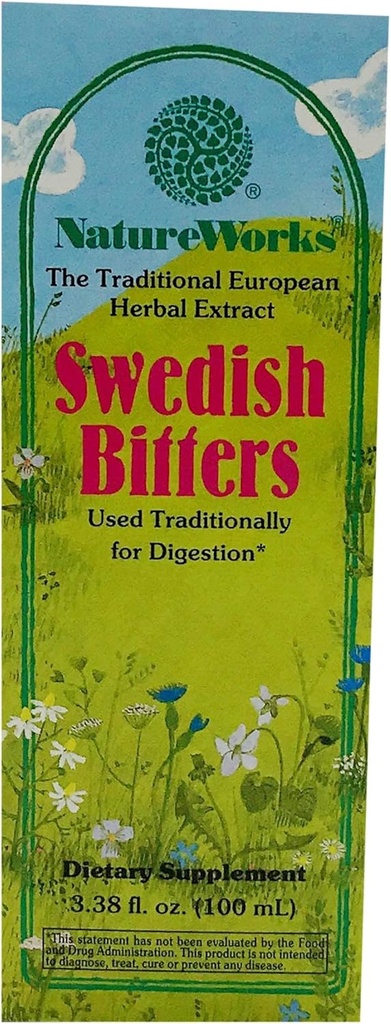 Natures Way Natureworks Σουηδικά Bitters, 3.38 Fl Oz (πακέτο του 1)