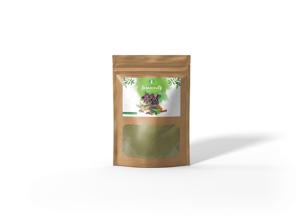Ασυλία Kwath 100 Gm με φυσικά βότανα Giloy Ashwagandha Mulethi, Kadha, Kaadha 100 Gm