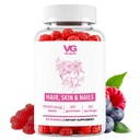 VITA GLOBE Μαλλιά, δέρμα & νύχια + Κολλαγόνο Gummies – 20mg με βιταμίνες A, C, D, E, B6 & Biotin 