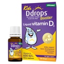 Drops Kids Booster 600IU 100 Drops - Καθημερινή Υγρή Βιταμίνη D για παιδιά. Χωρίς συντηρητικά, χωρίς ζάχαρη, χωρίς ΓΤΟ, με αλλεργία.