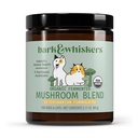 Dr. Mercola Bark & Whiskers Βιολογικό Ζυμωμένο Mushroom Blend - Cat & Dog Supplement - Supports Digestive & Immune Health - Δωρεάν από Πρόσθετα, Filler & Gluten - 2.11 oz. (60 Scoops)