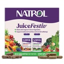 Natrol JuiceFestiv, το Ultimate Fruit και Veggie Super-Food για την υποστήριξη της ισορροπημένης διατροφής και της συνολικής ευεξίας, Plus Αντιοξειδωτικά για την Κυτταρική Υγεία, 60 κάψουλες (2-Count), Μέχρι 30 ημέρες προσφοράς