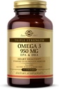 Solgar Triple Strength Omega 3 950 mg - 50 Softgels - Υποστηρίζει Κοινή & Δερματική Υγεία - Μη ΓΤΟ, Χωρίς Γλουτένη, Χωρίς Γαλακτοκομικά - 50 Μερίδες
