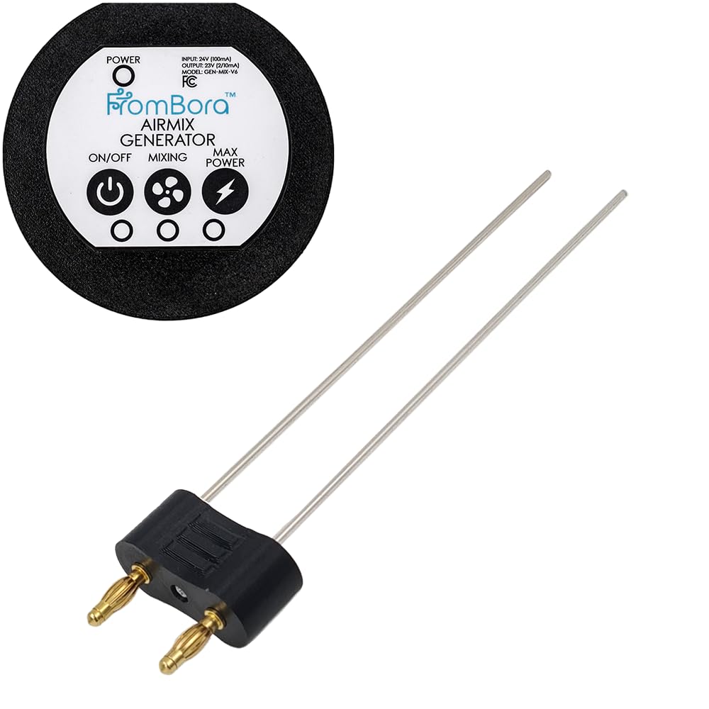 AirMix Colloyal Silver Generator Kit + 1pc 12ga 6" Ανταλλακτικό Ασημί Ζεύγος
