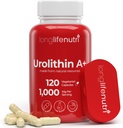 Urolithin A+ 1000mg συμπλήρωμα - Advanced Formula, 120 κάψουλες χορτοφαγίας, 2-μηνιαία προμήθεια, εκχύλισμα Ρόδι για υγιή γήρανση & μακροζωία, εργαστήριο δοκιμαστεί, οργανικά, Made in USA