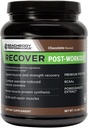 BODi Recover Whey Protein Powder Blend– Post-Workout Chocolate Whey Supplement for Muscle Recovery with 20g Protein, BCAAs, Pomegranate Extract - Fast Recovery - 20 Serving Tub
