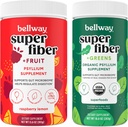 Bellway Super Fiber σκόνη + φρούτα, σμέουρο λεμόνι σούπερ Fiber + πράσινα