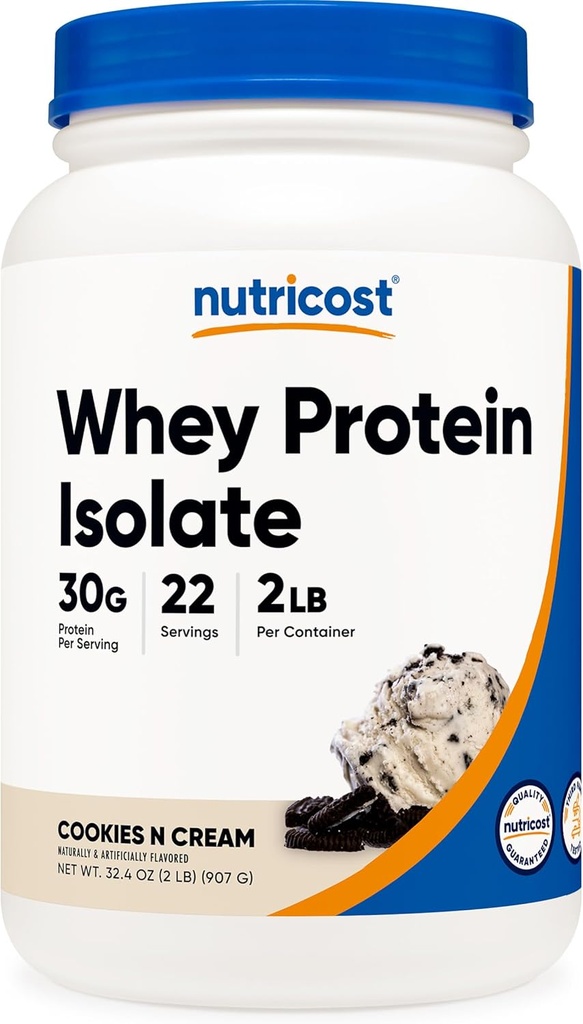 Nutricost Whey Protein Isolate (Κρέμα κακάου Ν, 2 Λίρες)