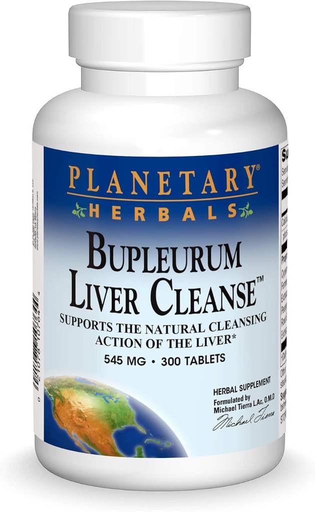 Πλανητικά βότανα: Bupleurum Liver Cleanse 545 mg 300 Tablet