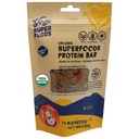 Yogi Super Foods Μπάρες πρωτεΐνης Maca με Cacao για Υγιή Ενέργεια - Ακατέργαστη, Vegan, Χωρίς γλουτένη, Χαμηλή Glycemic Superfood Σνακ Μπαρ Τροφίμων με Πρωτεΐνη φυτών, Κακάο σε σκόνη & Granola - 4 Bars