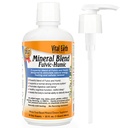 Vital Earth Minerals Fulvic Humic Mineral Blend Liquid with Pump – Fulvic Acid Supplement with 70+ Trace Minerals, Electrolytes for Recovery, Balance & Energy, 32 Oz