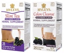 Hyleys συμπλήρωμα βάρους Τσάι Bundle - Slim Tea & Colon Cleanse - 50 Τσάι Τσάι Σύνολο (2 Συσκευασία)