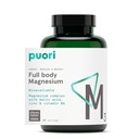 Puori Magnesium Complex Supplement - Υψηλή απορρόφηση Μαγνήσιο Ταυρινικό & Γλουκονικό, Ψευδάργυρος, Βιταμίνη Β6 & Κακό οξύ για την υποστήριξη του ύπνου, ανοσοποιητική & οστική υγεία & αποκατάσταση των μυών - 120 κάψουλες Vegan