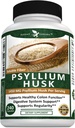 Poent Garden Κάψουλες Psyllium Husk Όλα τα φυσικά & ισχυρά Διαλυτά συμπλήρωμα ινών διατροφής βοηθά στην υποστήριξη της κανονικότητας και της πέψης, 240 Caps