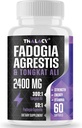 2400mg Fadogia Agrestis Tongkat Ali συμπλήρωμα - Fadogia Agrestis 1400mg & Tongkat Ali 1000mg Ultra Blend, μέγιστη δύναμη, μυϊκή μάζα & αθλητική απόδοση, 60 Softgels