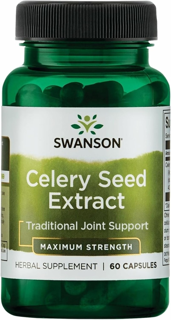 Swanson Superior Herbs- Celery Seed Extract - Μέγιστη Περιεκτικότητα - 150 mg 60 Κάψουλες