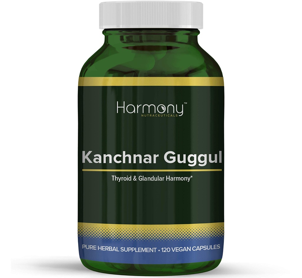 Kanchnar Guggul – Thyroid & Glandular Harmony – 120 κάψουλες Vegan – Harmony Nutraceuticals Guggul Resin