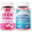Κιτρικό ασβέστιο 1000mg γεμάτο Gummies + Διγλυκινικός σίδηρος 26mg