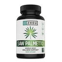 Zhou Saw Palmetto συμπλήρωμα για άνδρες - Premium Complex, Advanced Formula, Extra Strength 450mg Saw Palmetto Berry ανά κάψουλα - 100 κάψουλες χορτοφάγων