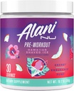 Alani Nu Pre Workout Powder Hawaiian Shaved ICE, Amino Energy Boost, συμπλήρωμα αντοχής, χωρίς ζάχαρη, 200mg καφεΐνη, L-Θεανίνη, Beta-Alanine, L-Citrulline, 30 εξυπηρετούν