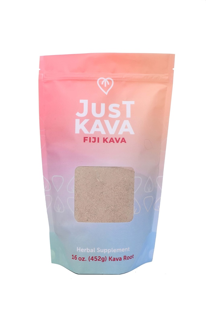 Just Kava Φίτζι Kava συμπλήρωμα βοτάνων 16 OZ (452g)