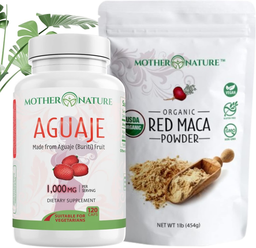 Beauty Bundle – Aguaje Capses + Red Maca Powder 