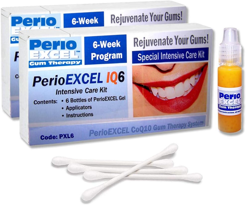 SDC - PerioEXCEL IQ6 DuoPack Intensive Care 12-Week Gum Therapy Kit με CoQ10 Gel