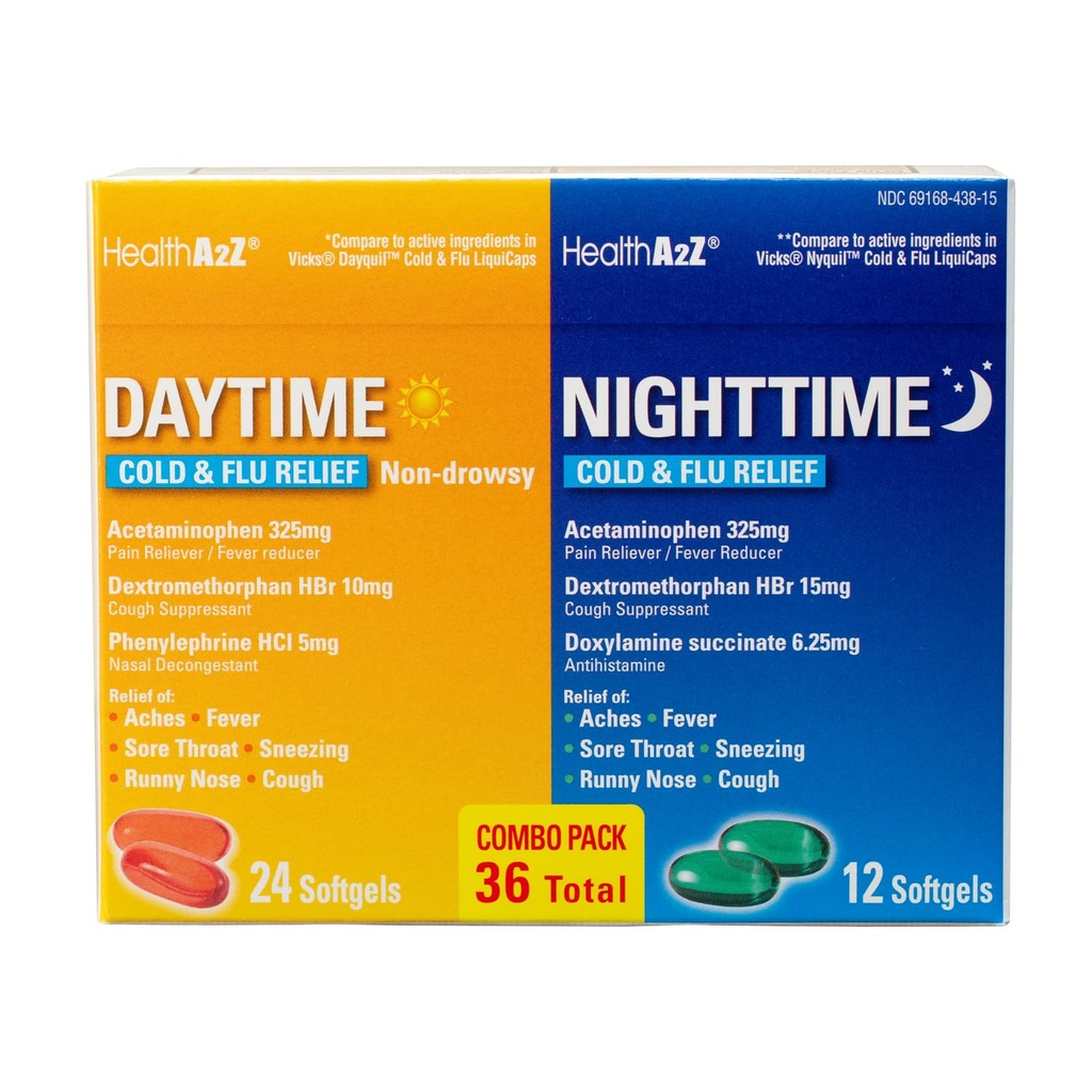 HealthA2Z® Daytime and Nighttime 