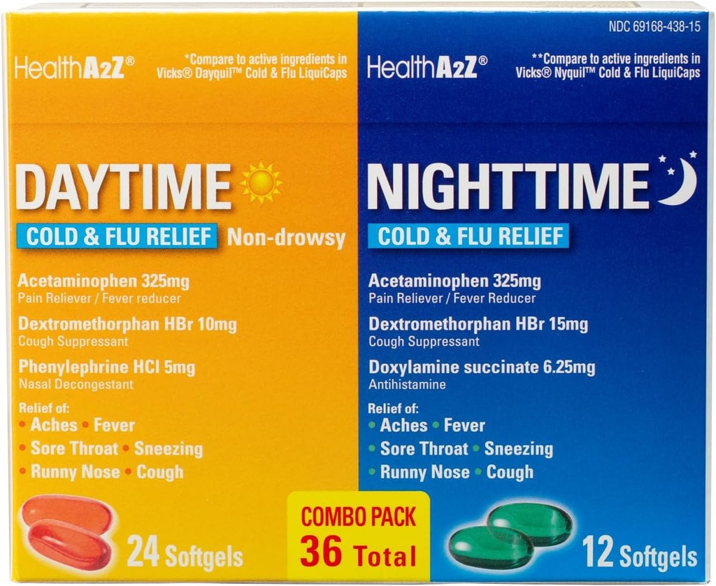 HealthA2Z® Daytime and Nighttime 
