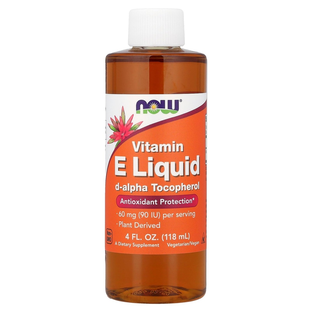 NOW Βιταμίνη Ε 90 IU Liquid, 4-Ounce