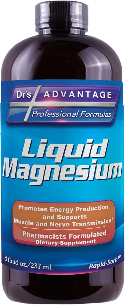 Dr’S Advantage Liquid Magnesium Supplement –για γυναίκες και άνδρες, μη ΓΤΟ, 8 Oz [Υγεία & Ομορφιά]