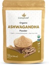 LuxuyLeafOrganic Ashwagandha Root Powder, μη ΓΤΟ & Vegan-Friendly (Σκονή Ashwagandha)