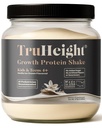 TruHeight Growth Protein Shake (Vanilla Ice Cream Flavor, Whey) Ανάπτυξη & Ανάπτυξη Πρωτεΐνη Σκόνη για Παιδιά & Έφηβοι - Βάρος Κερδίστε Ποτά - Γνωμοδότηση από Παιδιατρικούς, Picky Eater Βιταμίνη, Ηλικίες 4+
