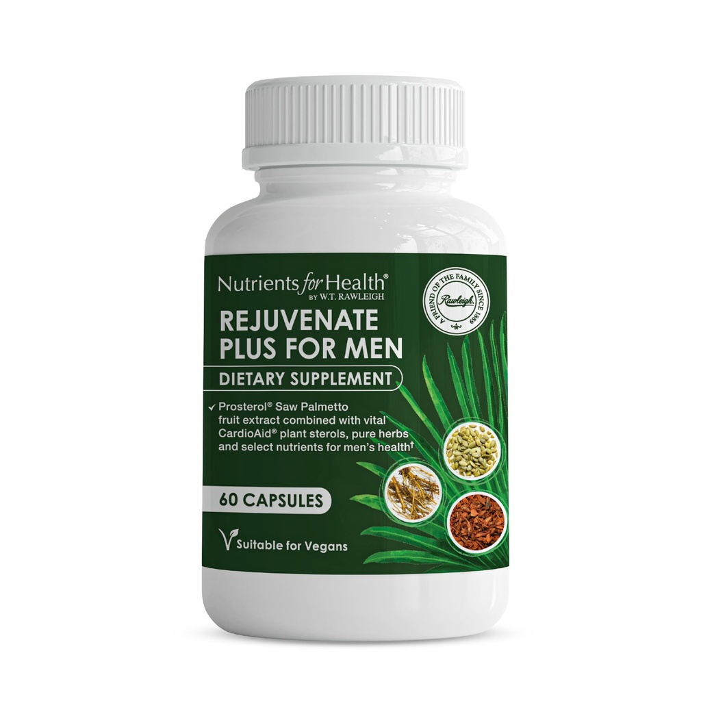 Rawleigh Rejuvenate Plus για άνδρες: 60 κάψουλες Vegan 