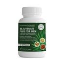 Rejuvenate Plus for Men: 60 Capsules - Regulates Night-time Urination | Supports Healthy Urinary Flow - Clinically Dosed Beta-Sitosterol, Pygeum, Pumpkin Seed, Zinc. 60 Capsules, 1 Months’ Supply