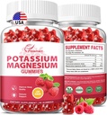 Κάλιο Μαγνήσιο Gummies Κάλιο Κιτρικό 99mg Μαγνήσιο Κιτρικό 250mg Μαγνήσιο Κάλιο Συμπλέγματος Συμπλήρωμα, Ανοσολογική Υποστήριξη, 60 Βατόμουρο Gummies 2 Συσκευασία