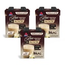 Atkins Iced Coffee Vanilla Latte Protein Shake, 15g πρωτεΐνη, χαμηλή γλυκαιμική, 4g καθαρό υδατάνθρακες, 1g ζάχαρη, Keto φιλικό, 12 συσκευασίες των 11 fl Oz