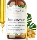 Frankincense Liquid Extract - Βότανο Συμπλήρωμα Ευεξίας, Boswellia Serrata Αποξηραμένο Βάμμα Ρητίνης, Χωρίς Αλκοόλ 4 fl.oz